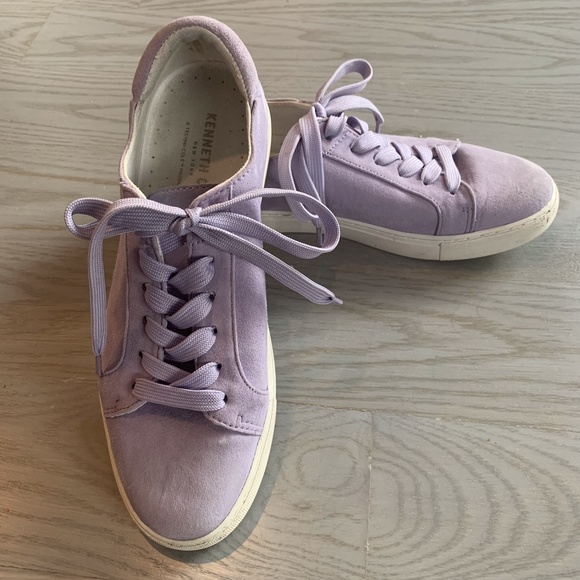 Kenneth Cole Lavender Deirdre Soft Suede Sneaker - Picture 1 of 3